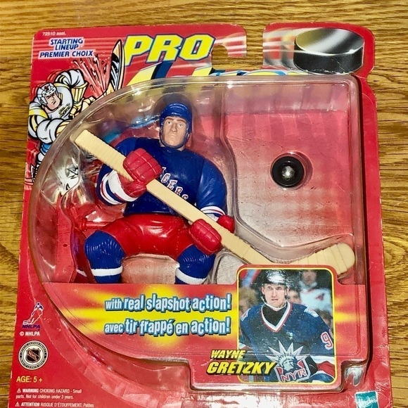 Hasbro Other - Nhl 1998 Starting Lineup Pro Action Wayne Gretzky Figure​​​​​​​​​